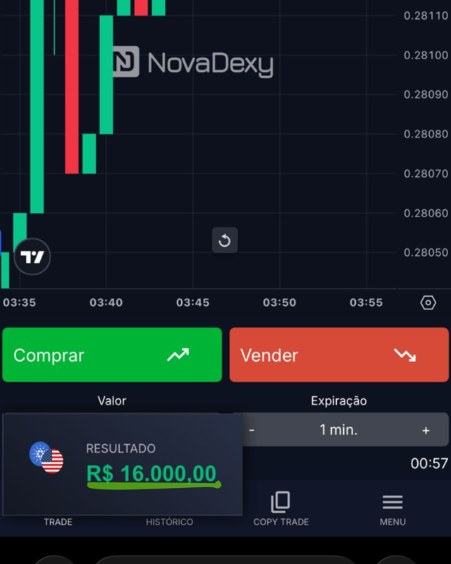 Resultado de operação 3